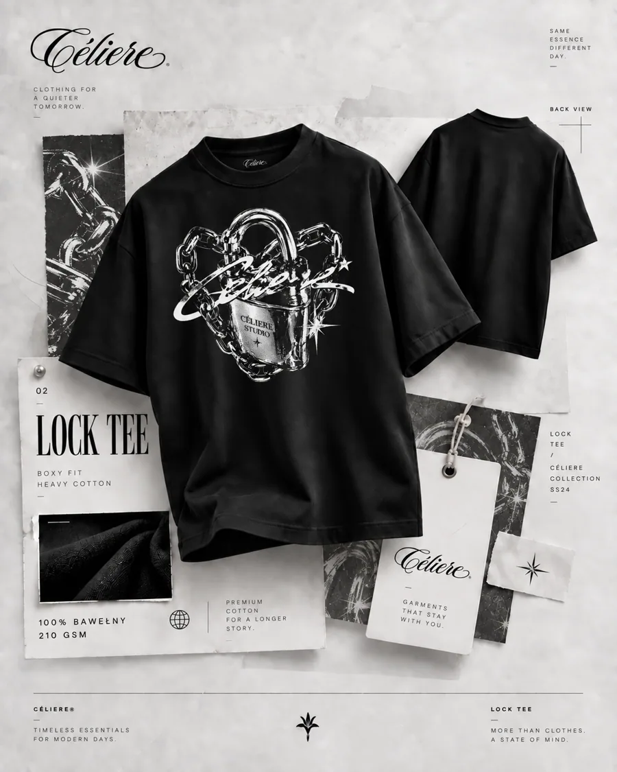 Lock Tee — karta produktu CÉLIERE Chapter One